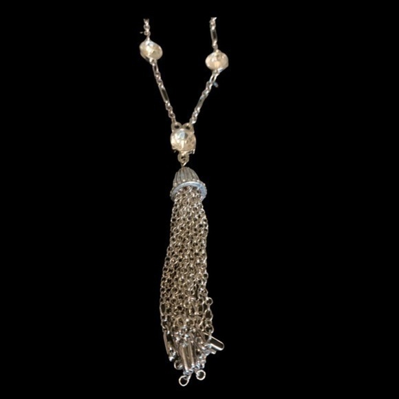 White House Black Market Silver tone necklace - Picture 5 of 7